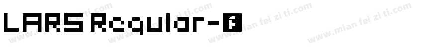 LARS Regular字体转换